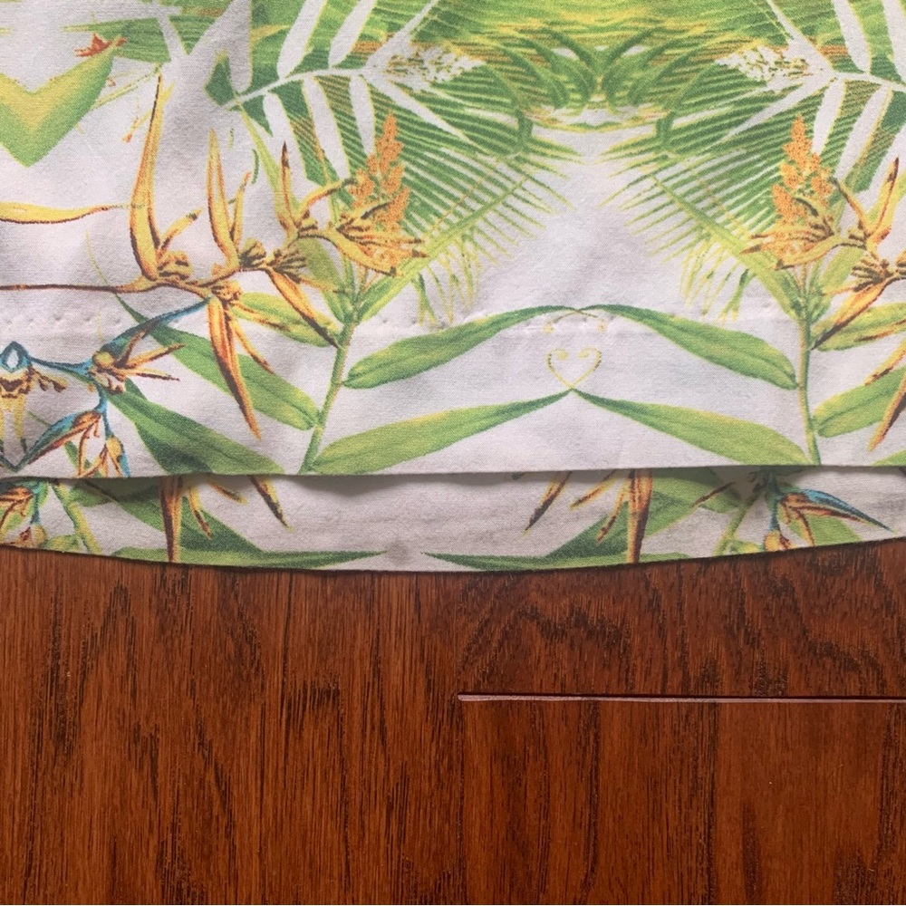 ISO Dalia Collection Mirrored Tropics Flowy Wide Leg Pant - Size 8 - Picture 7 of 11